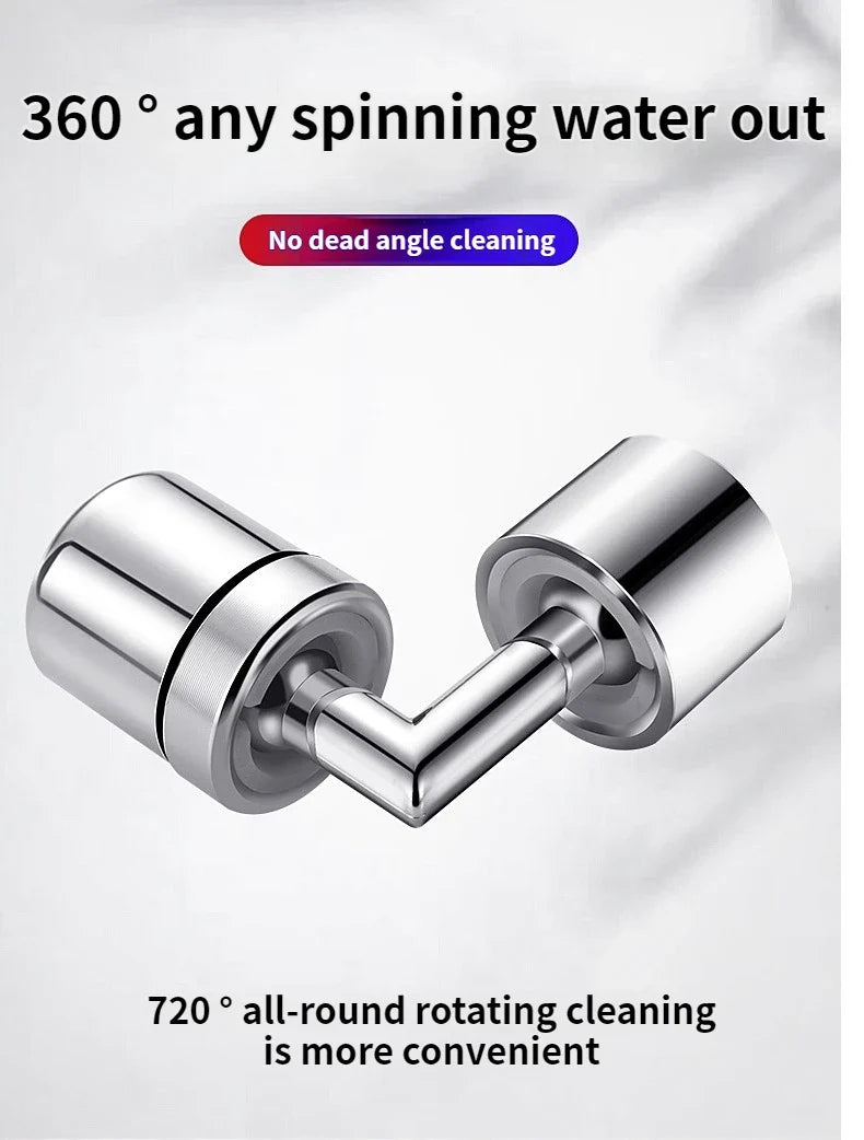 360° Rotatable Anti-Splash Faucet Sprayer