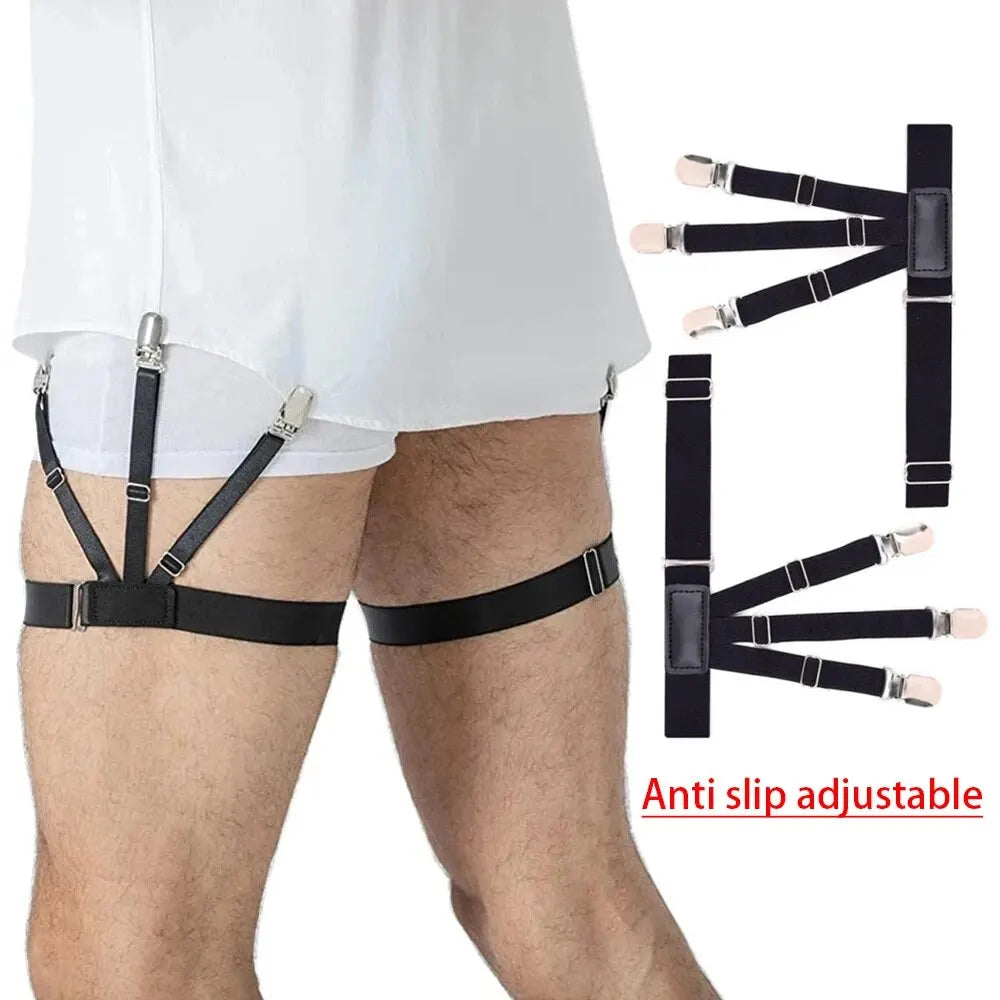 Unisex Non-slip Elastic Shirt Holder Strap