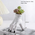 Nightcrawl Gothic Hand Ceramic Planter Pot