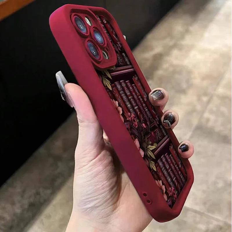 Shockproof Bookshelf iPhone Case