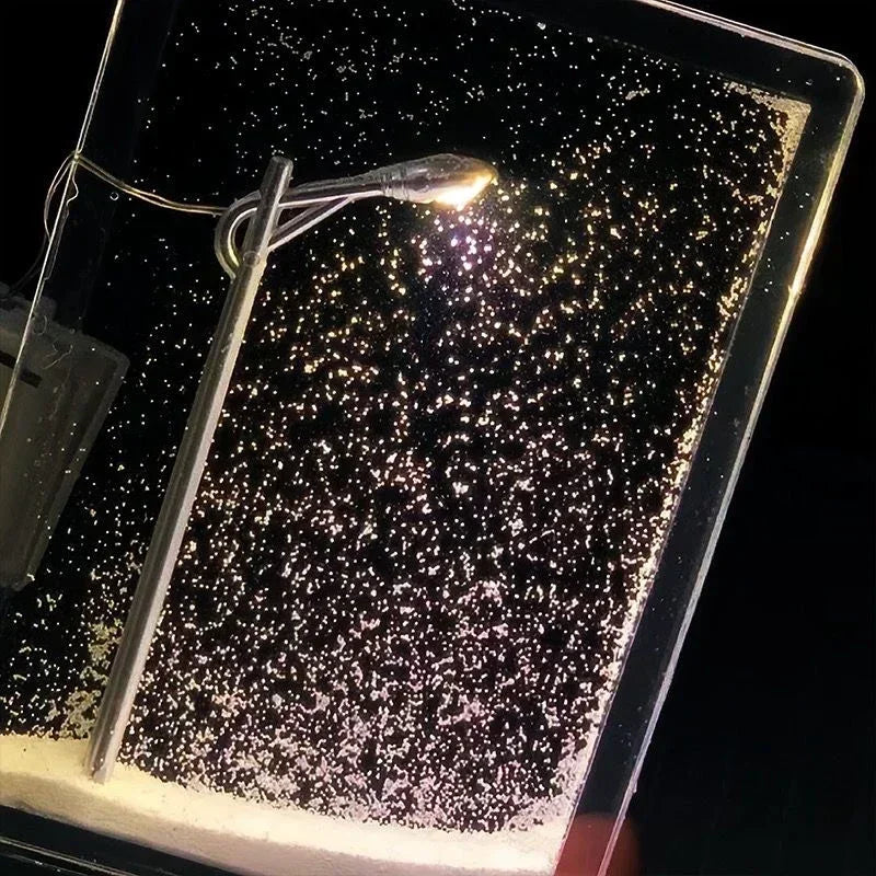 Crystal SnowFall Desktop Decor