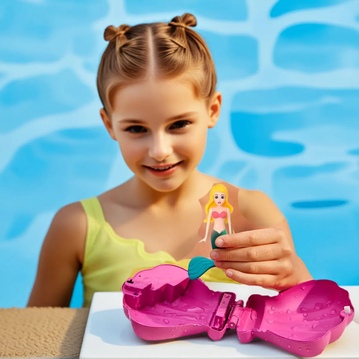 Aqua Mermaid Spin Float Toy