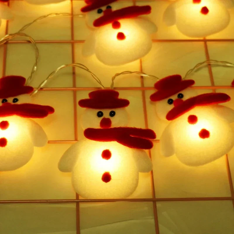 Yeouu | FrostyGlow – Snowman Christmas Tree Lights and Hanging Ornaments