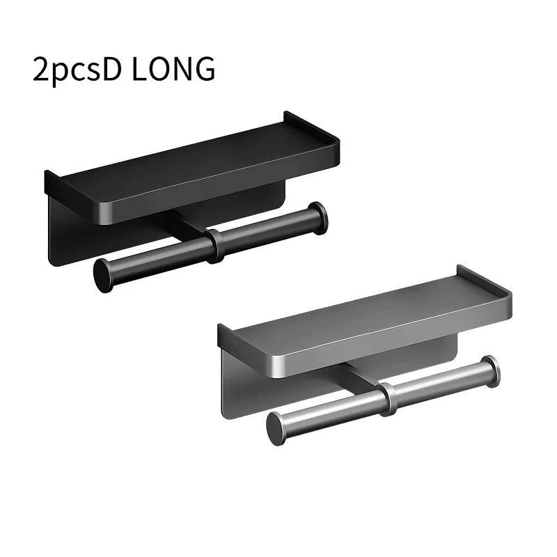 Wall-Mounted Aluminum Alloy Tissue holder