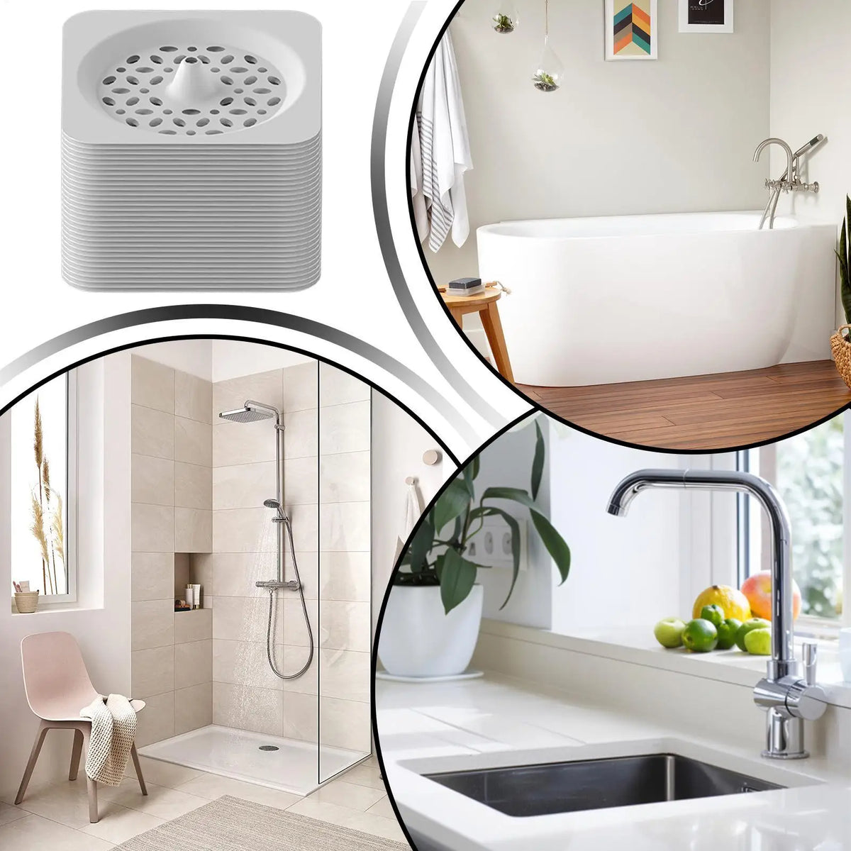 Shower Drain Cover Catcher Protector