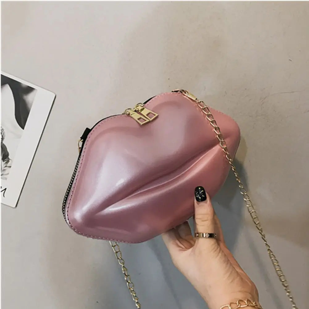 Kiss Me Lips Crossbody Bag