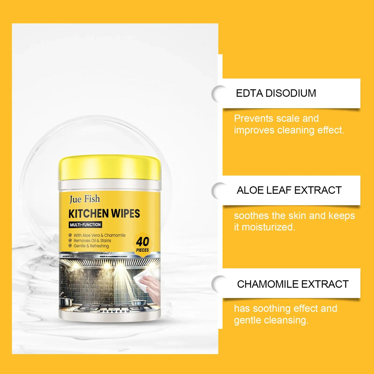 Disposable Kitchen Wet Cleaning Wipes