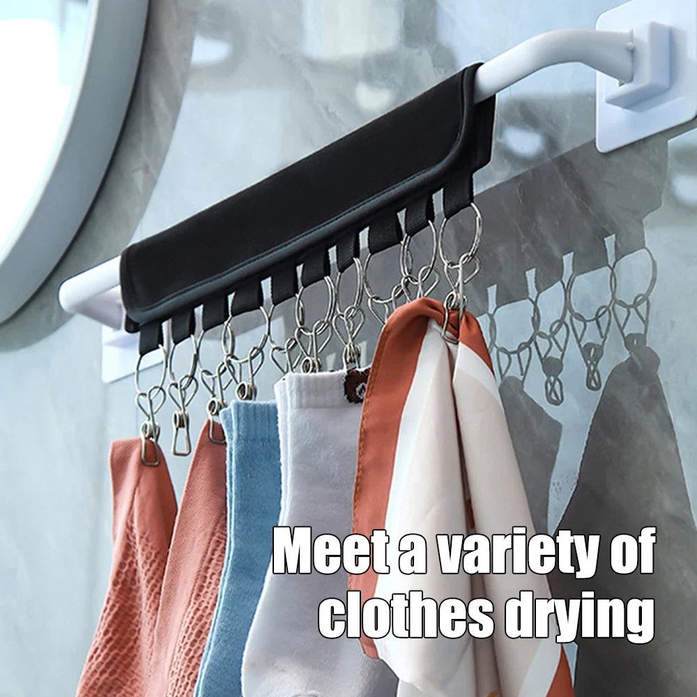 10 Clip Multifunctional Clothes And Hat Clip