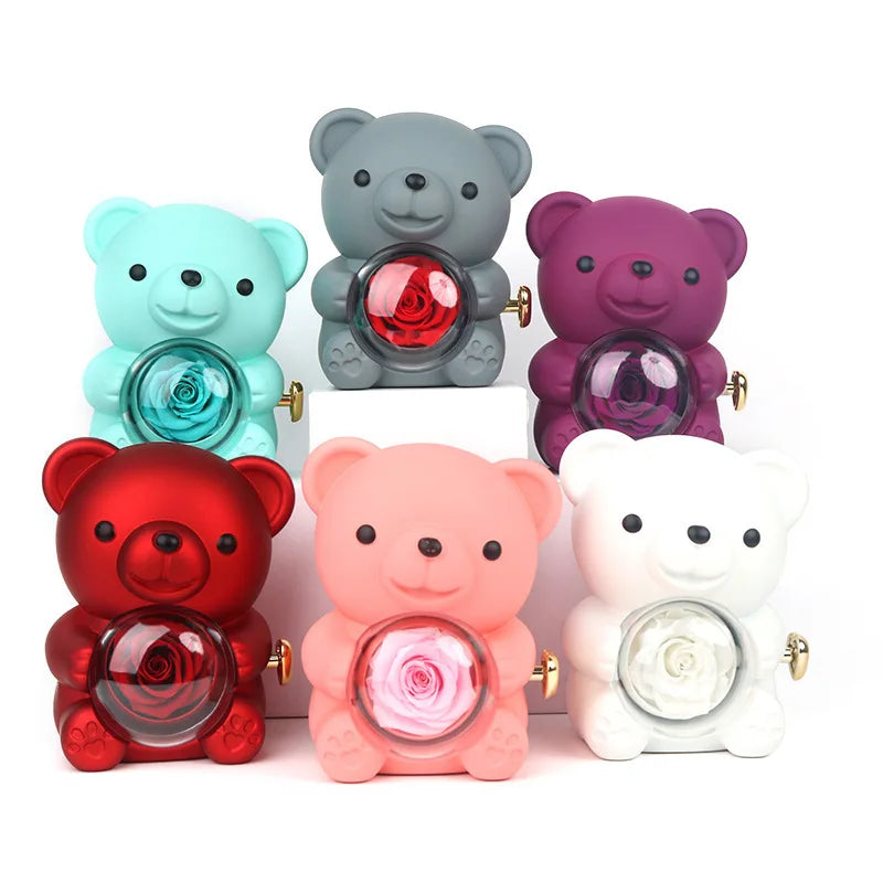 Teddy Bear Rose Gift Set