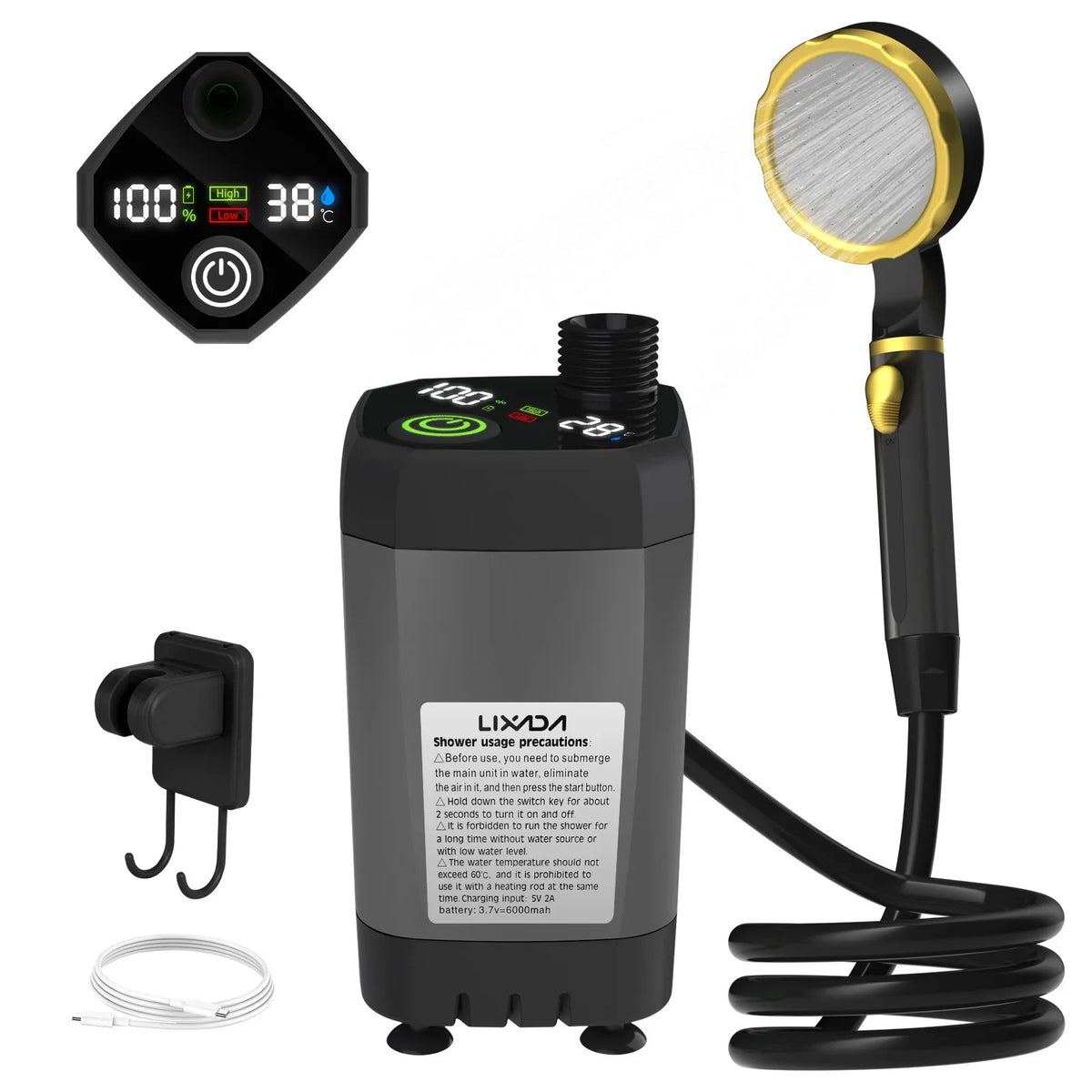 Portable Camping Shower Kit