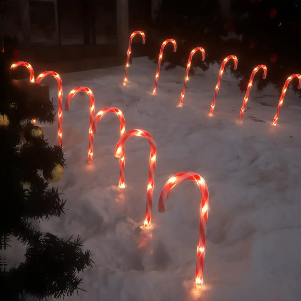 Yeouu | CandyCaneLuxe | Waterproof LED Christmas lights