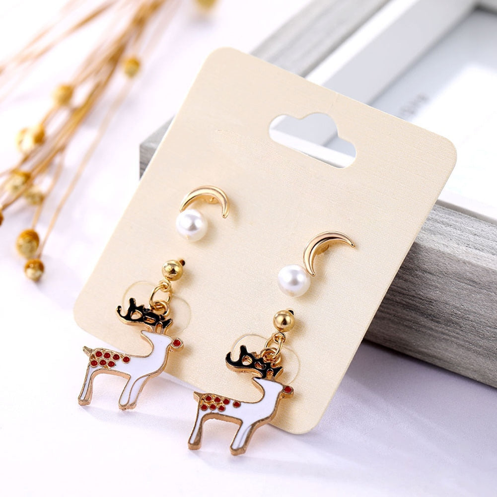 Yeouu | Charming Christmas Time Design Earrings