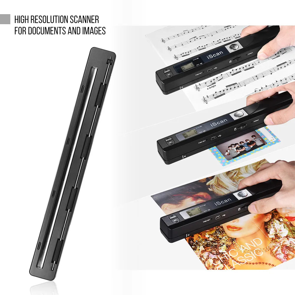 Handheld Portable A4 Document Scanner