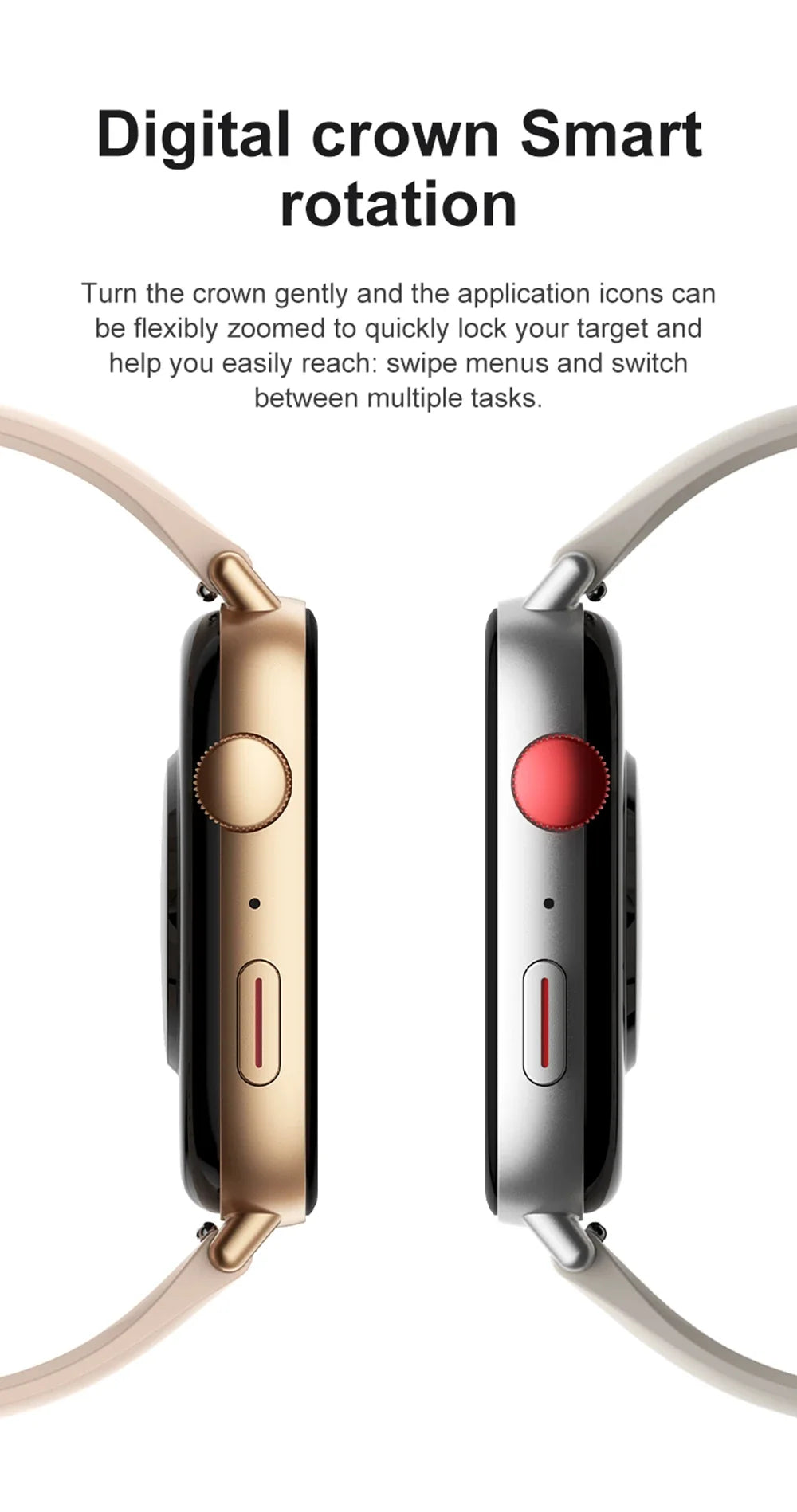 2 In 1 Fitness Tracker Voice Calling Smart Watch