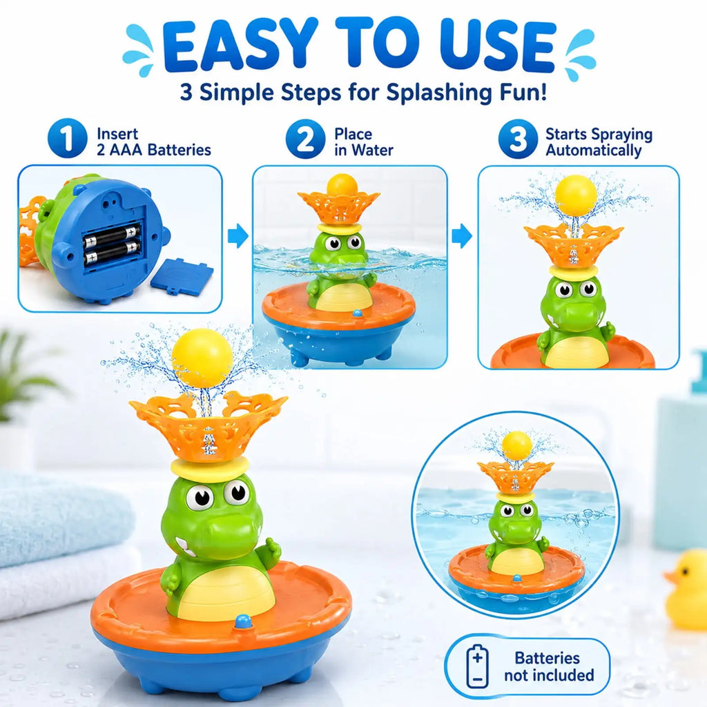 Crocodile Splash Bath Toy