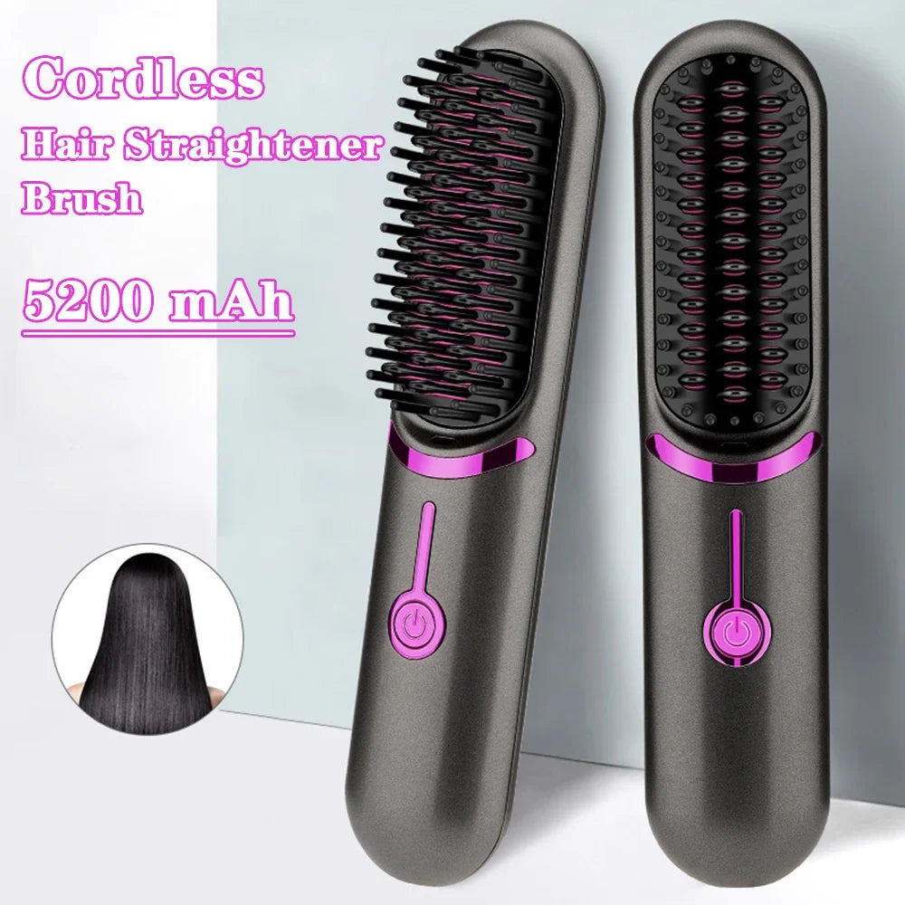 Wireless Hair Straightener Comb