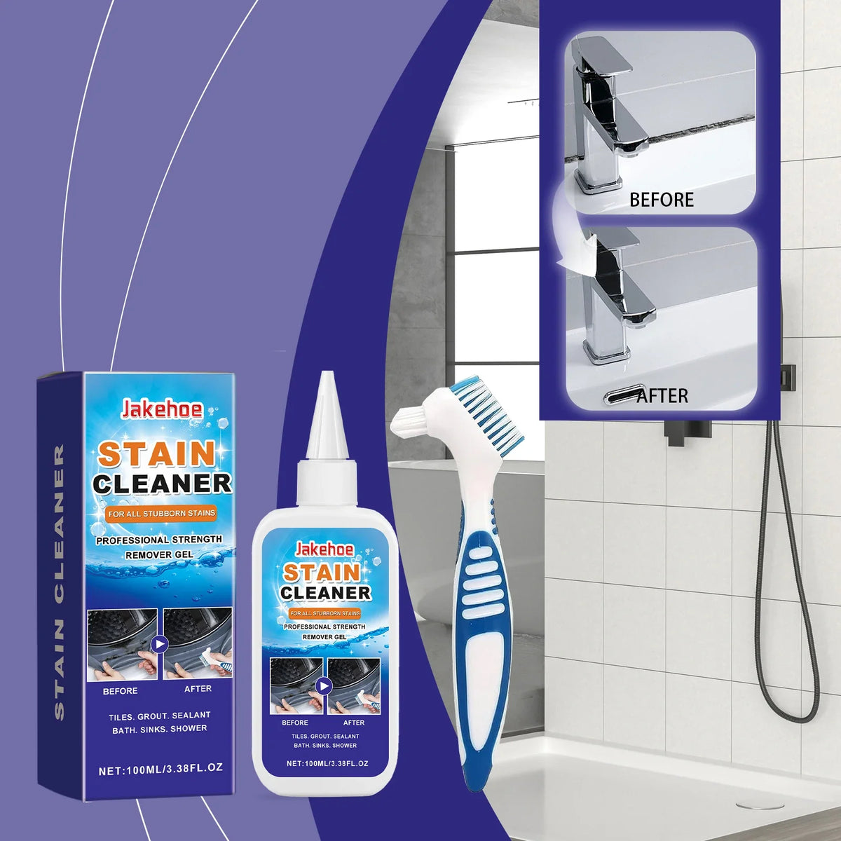 Mildew Stain Remover Gel