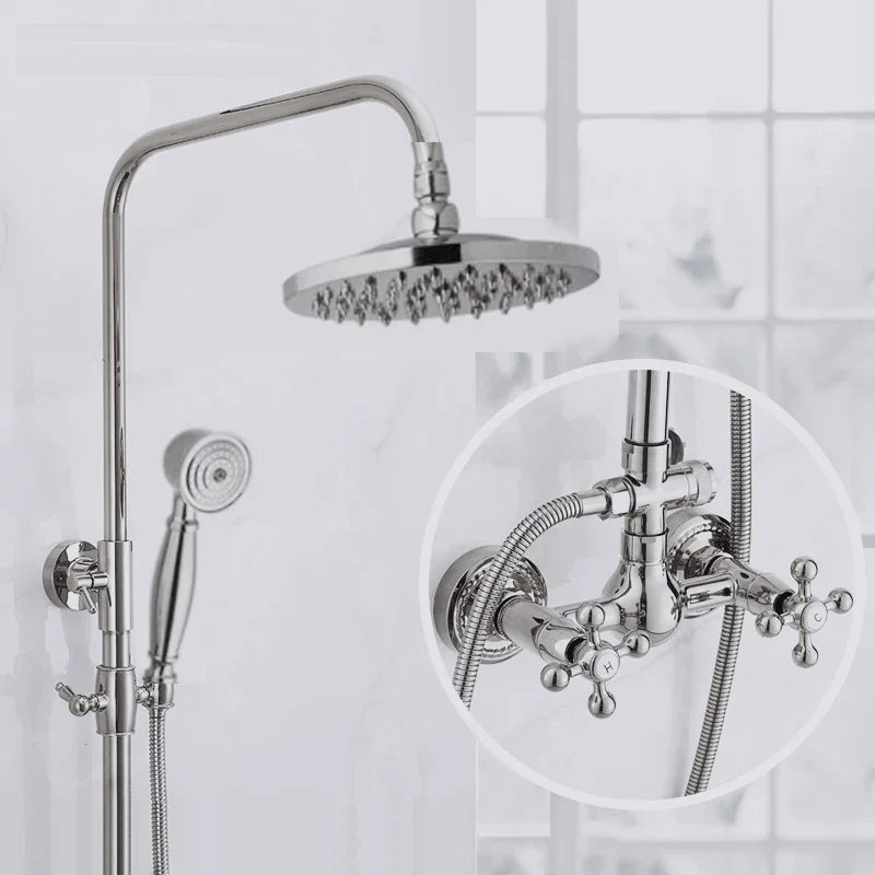 Golden Era Vintage Rainfall Bath Shower System