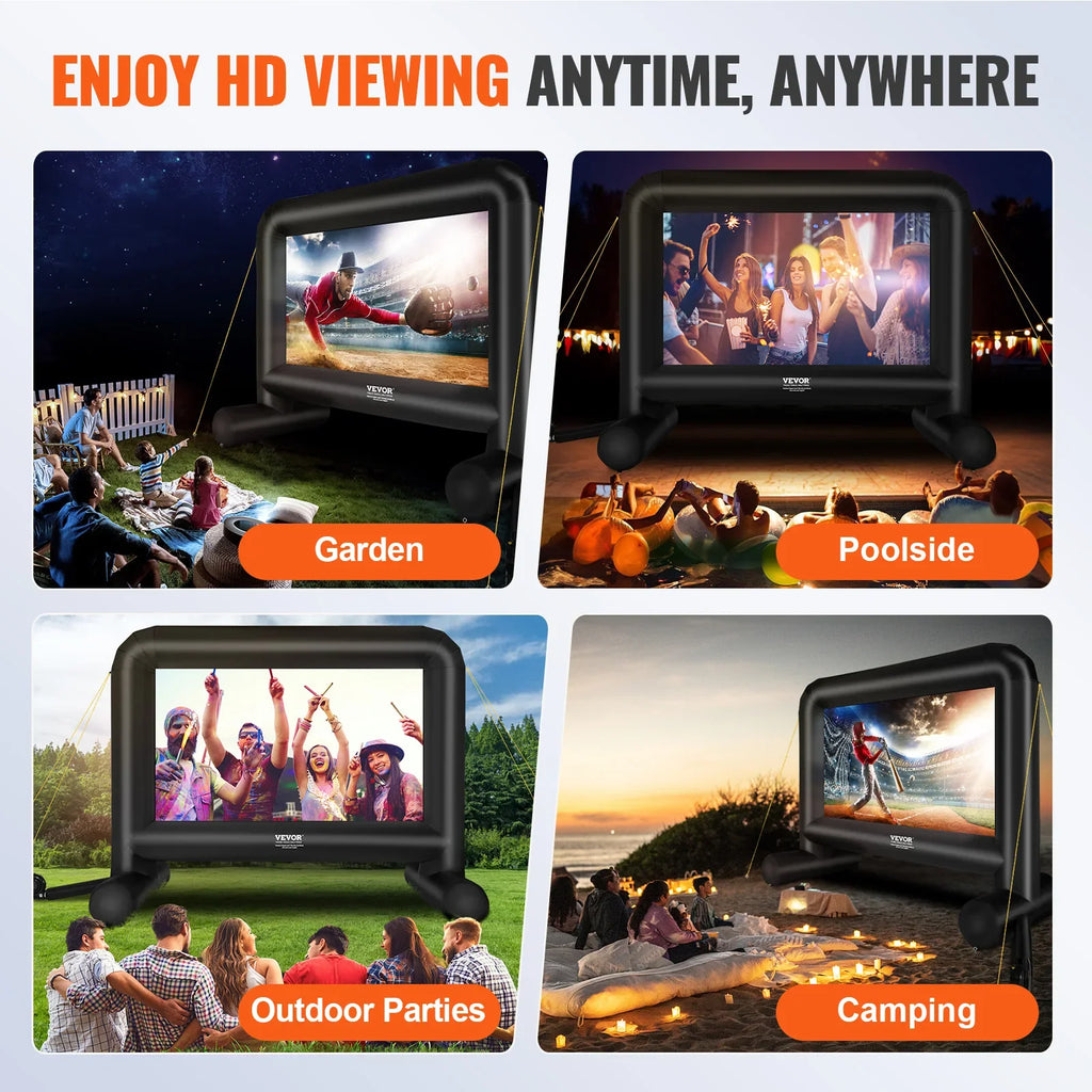 Outdoor Cinema Projector and Screen