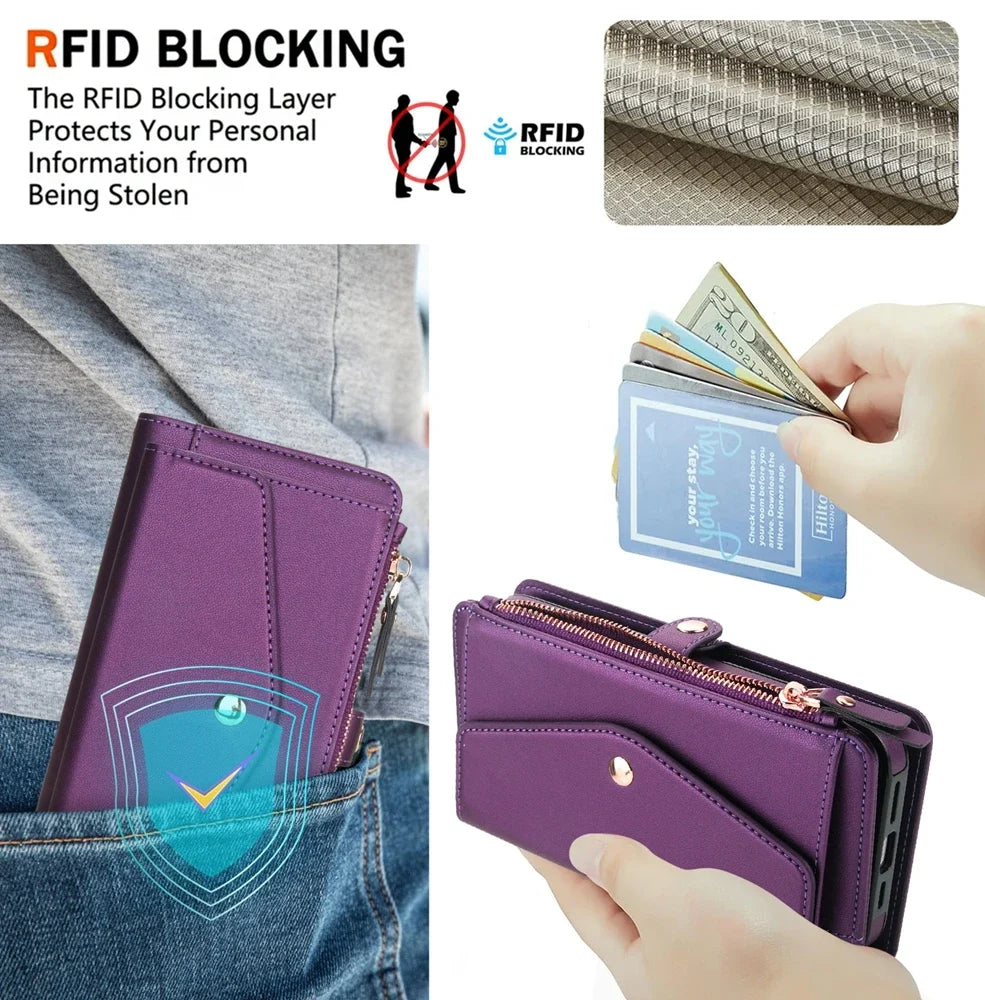 Multifunctional Lanyard Wallet Magsafe IPhone Case
