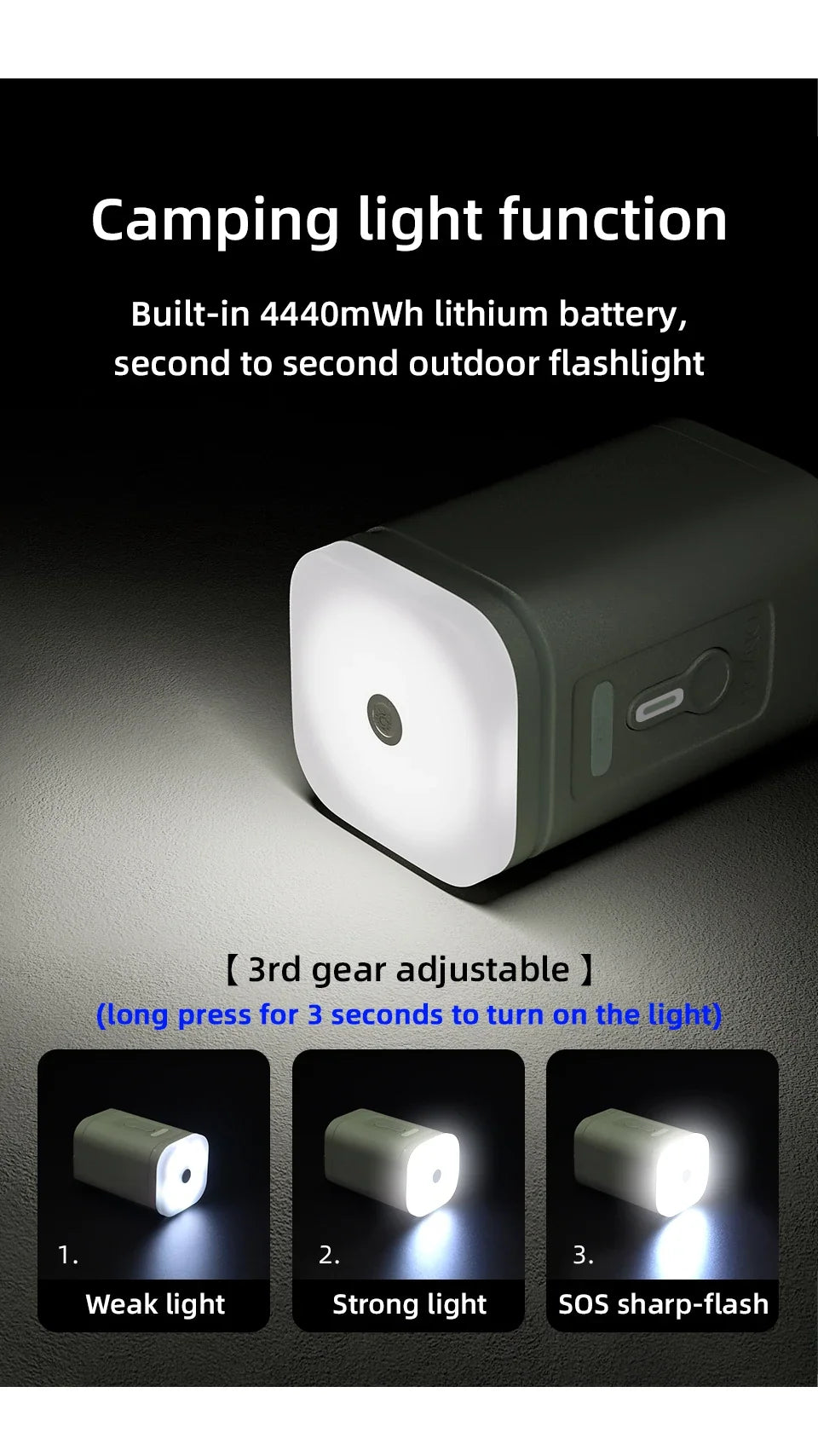 3 in 1 Electric Mini Wireless Air Compressor