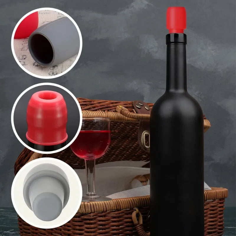 Reusable Silicone Wine Stopper