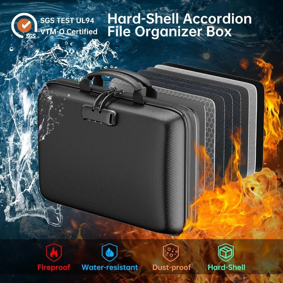 Hardcase Safe Vault Document Organizer