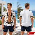 Men’s 3D Muscle Print T-Shirt