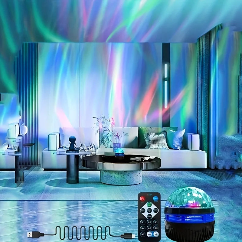 360° Rotating USB Galaxy Projector