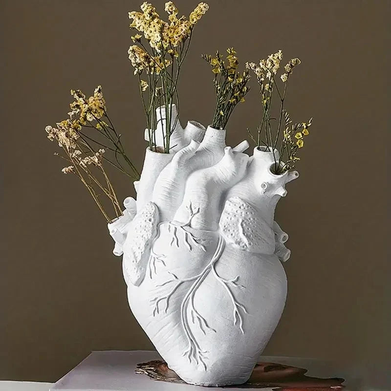 Heart Shaped Flower Vase