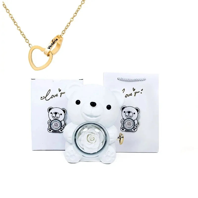Teddy Bear Rose Gift Set