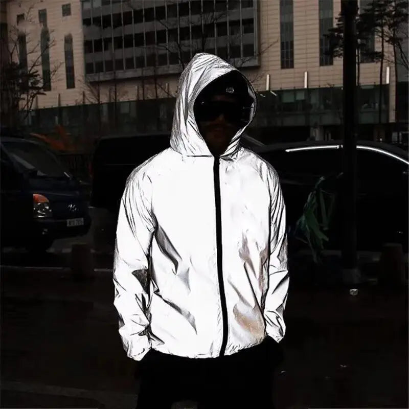 Fully Reflective Hooded Jacket
