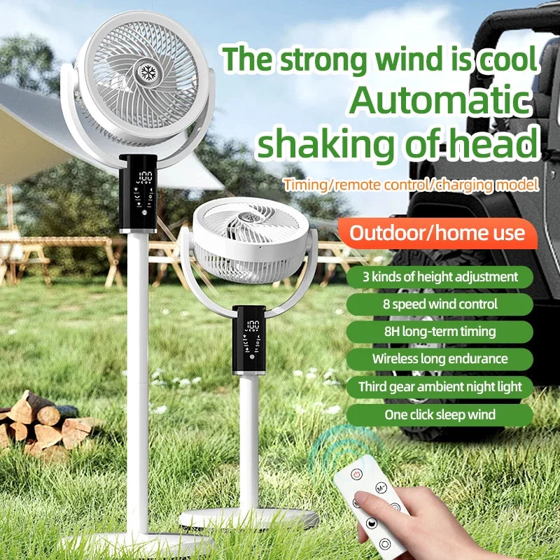 Rotating Telescopic Fan