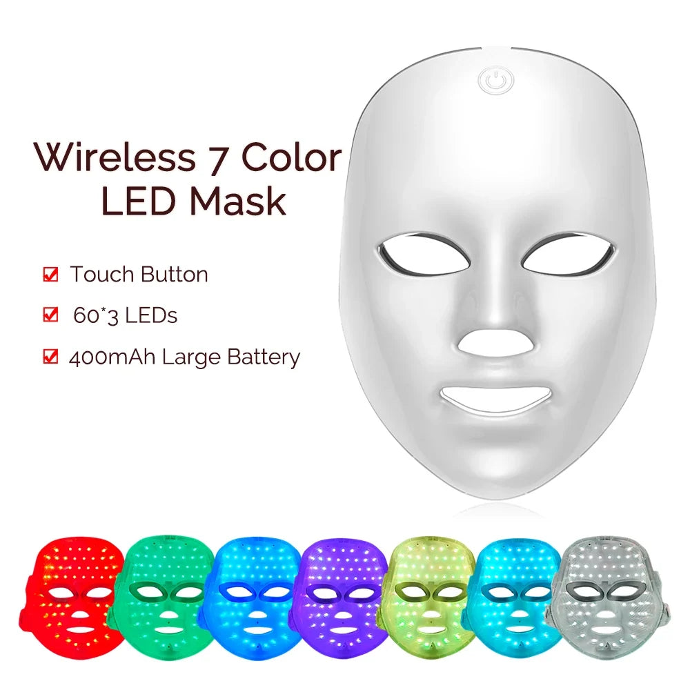 Wireless LED Face Mask