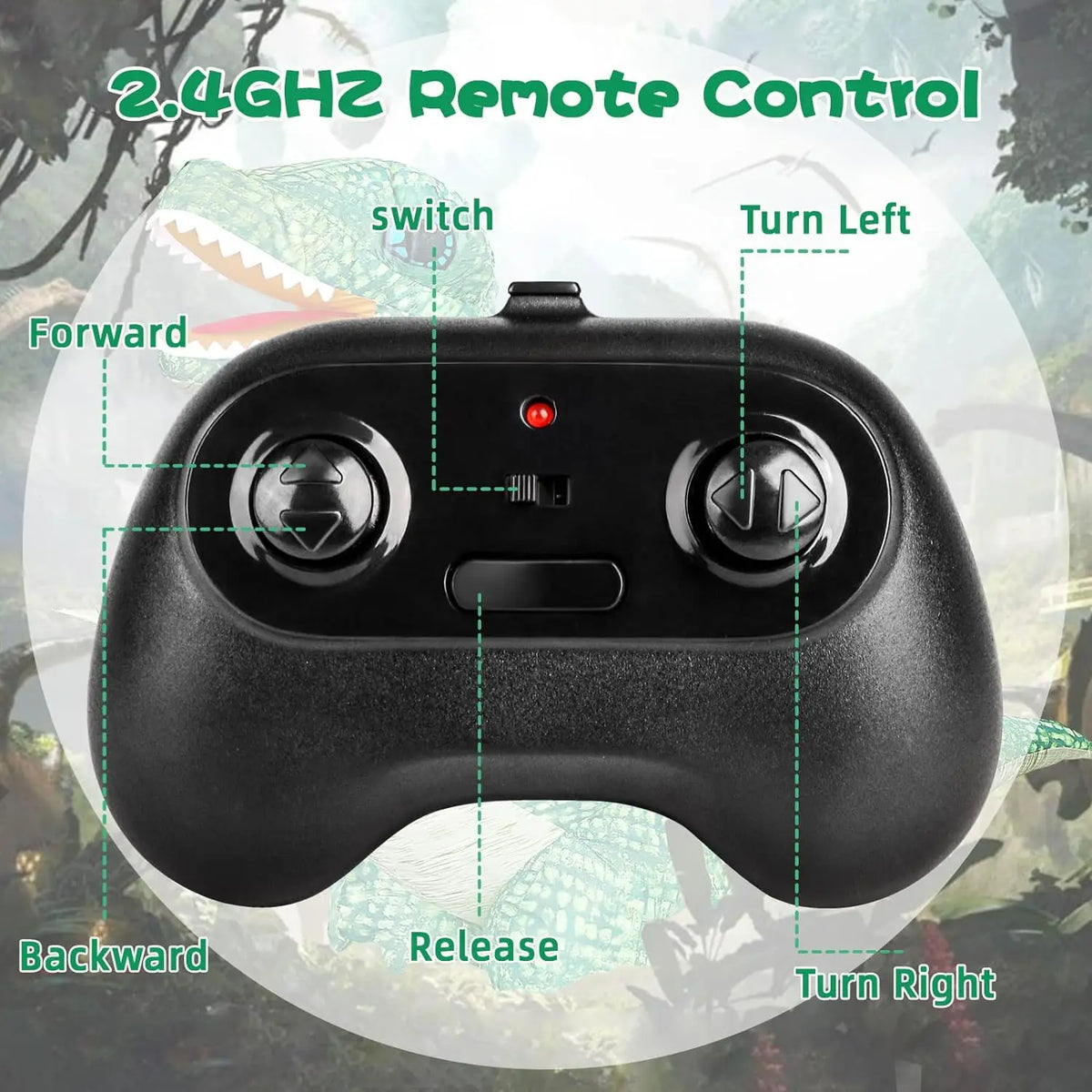 Remote Control Inflatable Dinosaur Toy