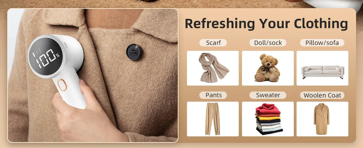 Portable Electric Fabric Lint Remover