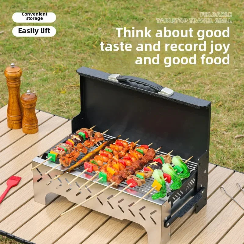Multifunctional Foldable Charcoal Grill