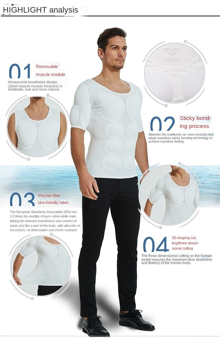Cosplay Fitness Muscular T-Shirts