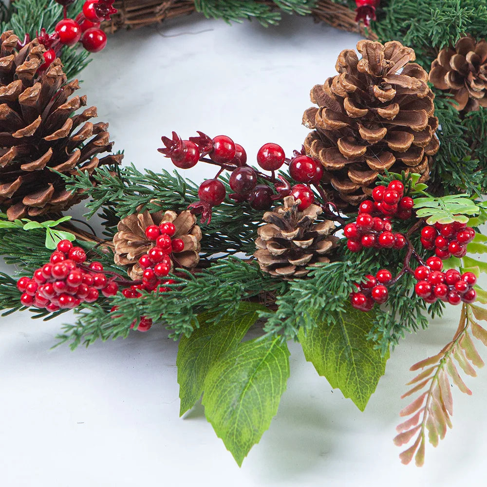 Yeouu | Red Berry Christmas Wreaths