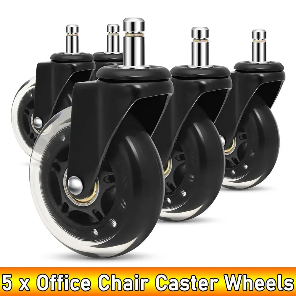 Swivel Roller Office Chair Wheels  5PCS