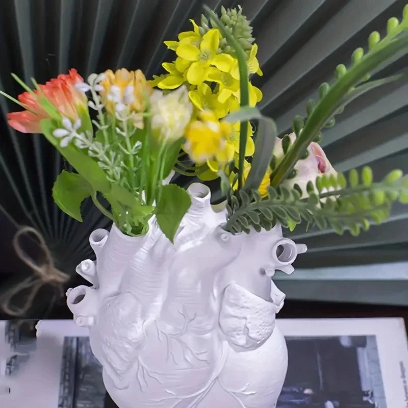 Heart Shaped Flower Vase