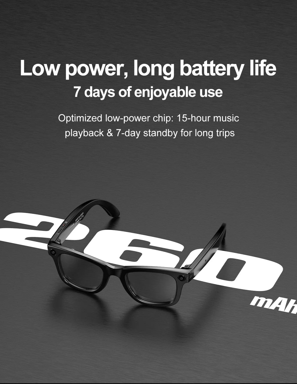 Smart Bluetooth Camera Glasses