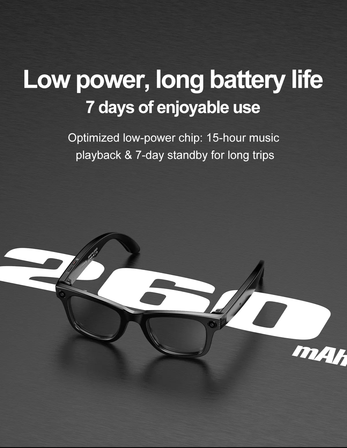 Smart Bluetooth Camera Glasses