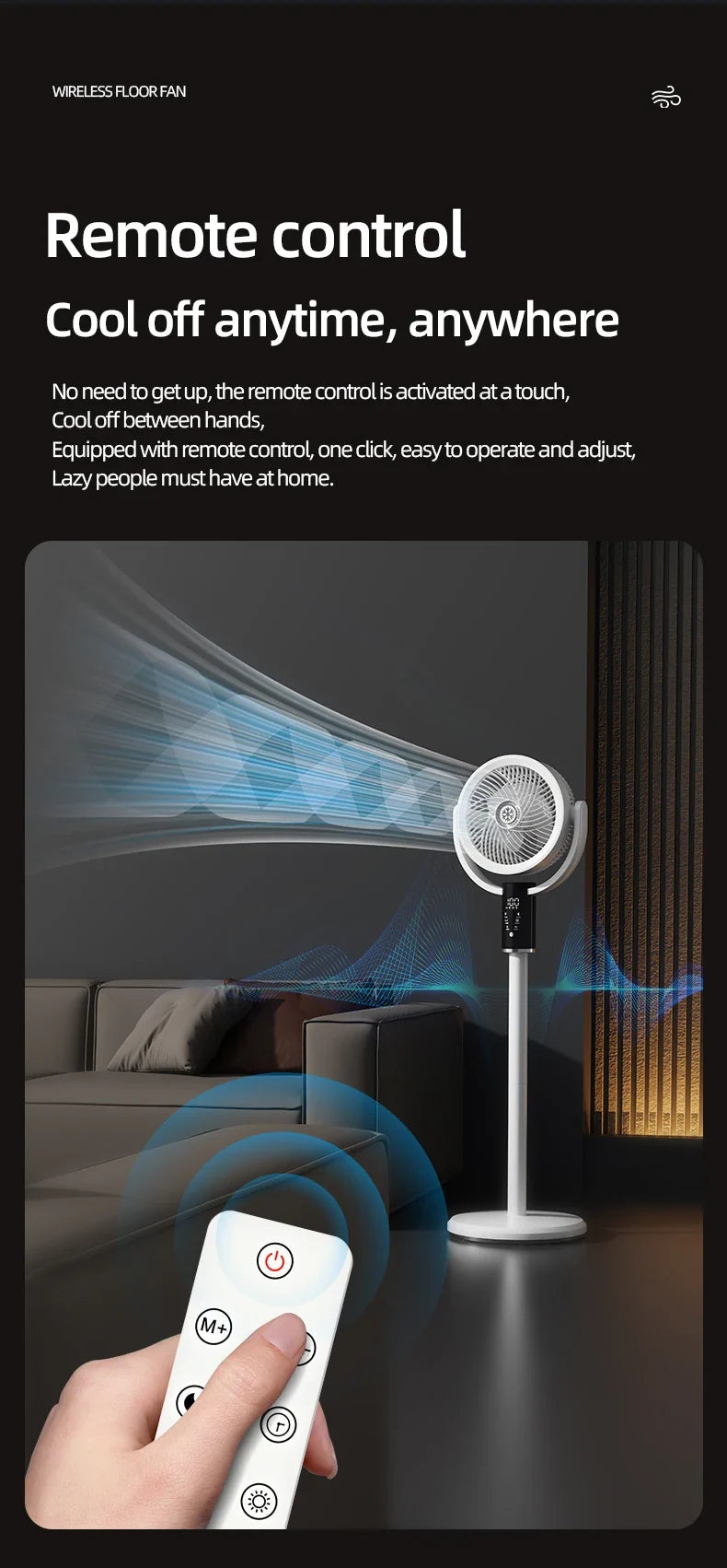 Rotating Telescopic Fan