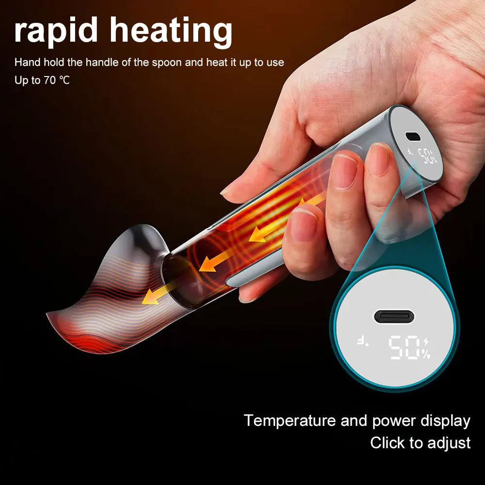 Heated Ice Cream Scooper With LED Display