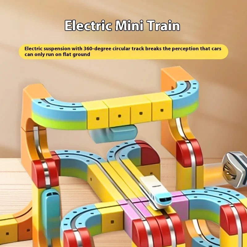 Anti-Gravity Magnetic Track Train Set