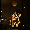 Yeouu | Luminova | LED Window Light Christmas | Bell · Snowman · Star | Battery Operated & with Suction Cup | Warm White | Window Decoration