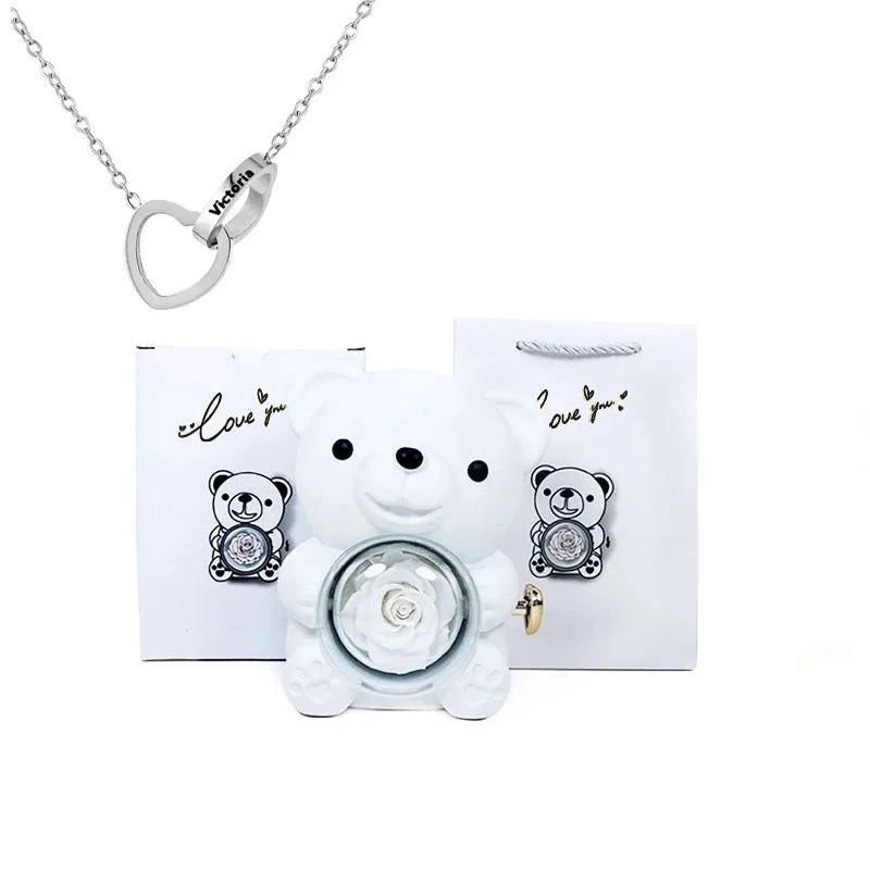 Teddy Bear Rose Gift Set