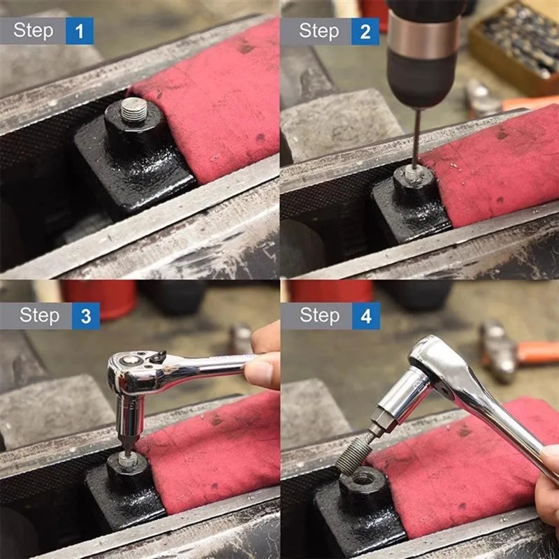 Damaged Screw Extractor Set