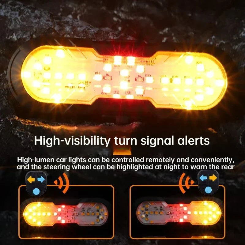 Smart Bicycle Remote Turn Light With Horn